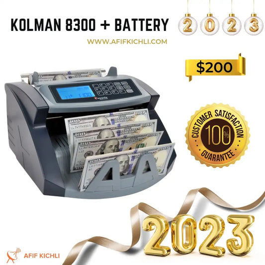 8300 Money counter with Battery KOLMAN